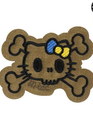 M-tac нашивка kitty контур (вышивка) coyote