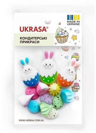 Зайчик безе и крашенки микс тм украса