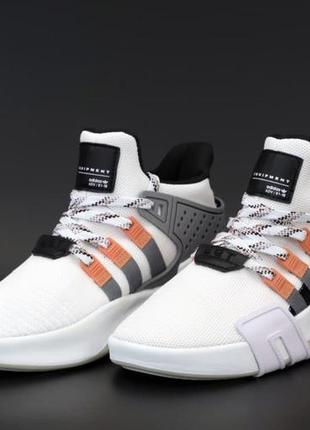 Чоловічі кросівки adidas eqt white/black4 фото