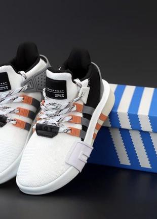 Мужские кроссовки adidas eqt white/black