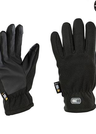M-tac перчатки fleece thinsulate black
