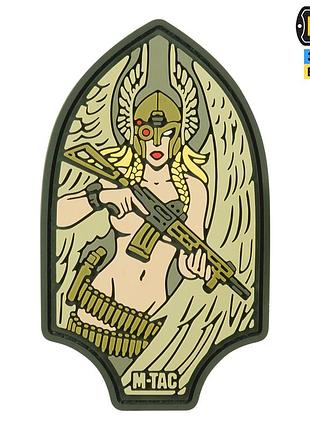 M-tac нашивка піка валькірія pvc olive