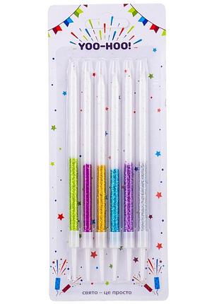 Набор свечей для торта "феерия", 11 см yoo-hoo!
