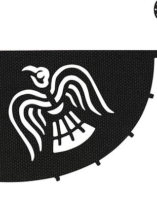 M-tac нашивка стяг крука сквозная laser cut black