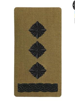 M-tac погон на липучке полковник (вишивка) coyote