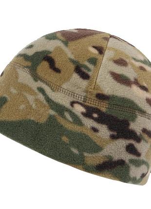 Флисовая шапка без отворота vik-tailor, multicam
