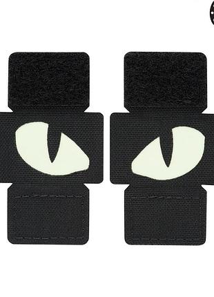 M-tac нашивка tiger eyes laser cut (пара) black