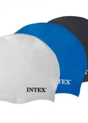 Шапочка для плавання від 8-ми років силікон 55992 тм intex