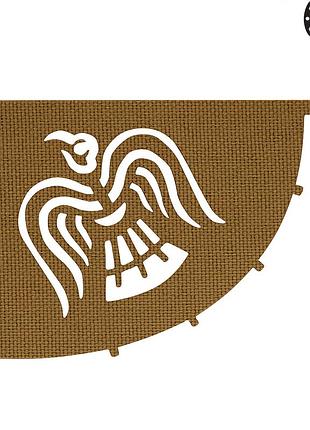 M-tac нашивка стяг крука сквозная laser cut coyote