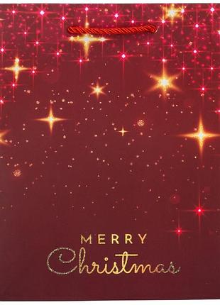 Подарунковий пакет "merry christmas", 18*23 см * рандомний вибір дизайну elisey