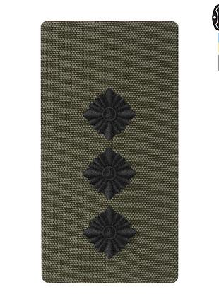 M-tac погон на липучке старший лейтенант (вишивка) ranger green