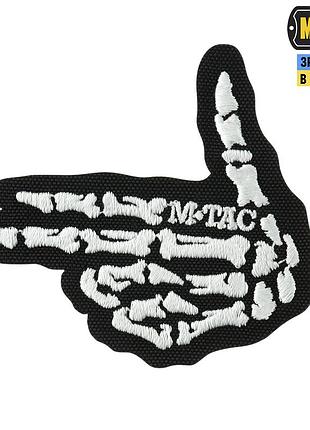 M-tac нашивка skeleton shooter (вишивка) black