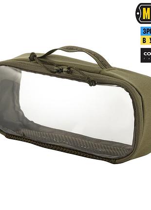 M-tac органайзер утилітарний прозорий elite medium (26х11 см) ranger green