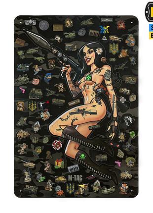 M-tac панель для нашивок girl rpg 900x1300 black mc
