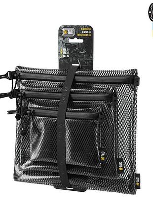 M-tac комплект органайзеров zip pocket set elite black