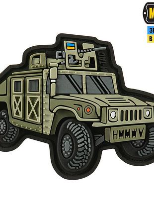 M-tac нашивка hmmwv (pvc) olive