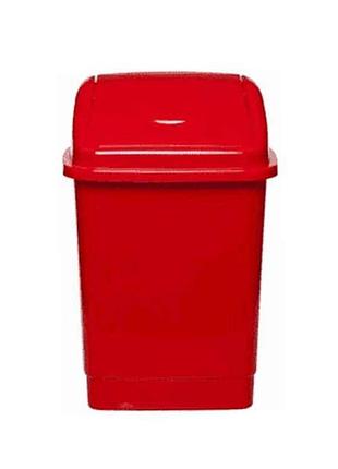 Відро для сміття із кришкою №1 5л тм zambak plastik