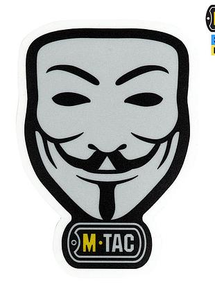 M-tac-наклейка anonymous світловідбивна black