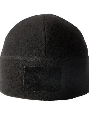 Шапка флисовая без отворота vik-tailor с липучками, black