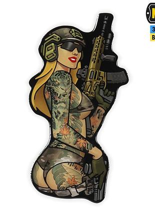 M-tac наклейка обємна girl №4 tattoo якудза