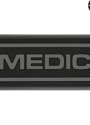 M-tac нашивка medic pvc black/grey
