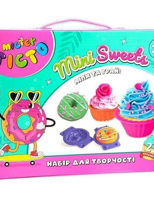 Набор для творчества мистер тесто mini sweets на украинском языке 41008 тм strateg