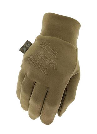 Mechanix coldwork base layer gloves coyote