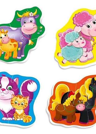 Бебі пазли baby puzzle. мама та малюк vt1106-97 тм vladi toys