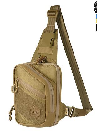 M-tac сумка sling pistol bag elite hex с липучкой coyote