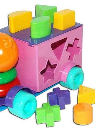 Игрушка развивающая авто тигренок (21 эл. арт.) 39177 тм тигрес