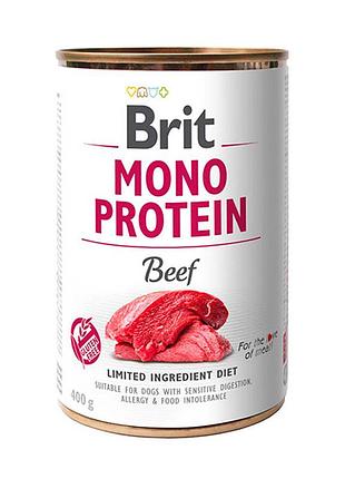 Brit mono protein dog з яловичиною 400г