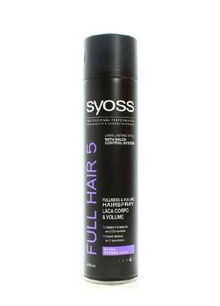 Лак для волосся 400мл full hair 5 тм syoss