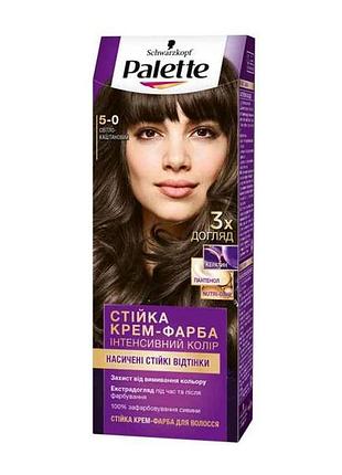 Краска для волос 5-0 (n4) свет каштановый 110 мл тм palette