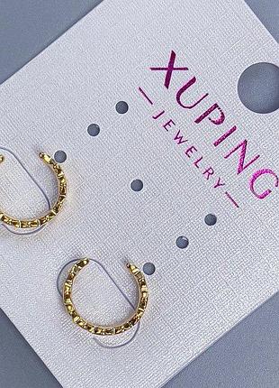 Каф xuping 11х3мм+- позолота 18к