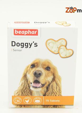 Doggys senior-витаминизированное лакомство для собак старше 7 лет doggys senior beaphar 11519-витаминизированное лакомство для собак 75 тб