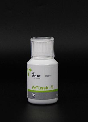Пищевая добавка для собак vet expert vetussin, сироп от кашля, 100 мл