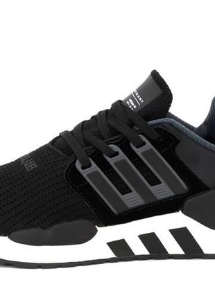 Чоловічі кросівки adidas eqt black/white5 фото