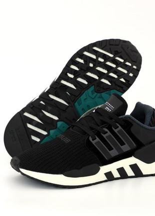 Мужские кроссовки adidas eqt black/white