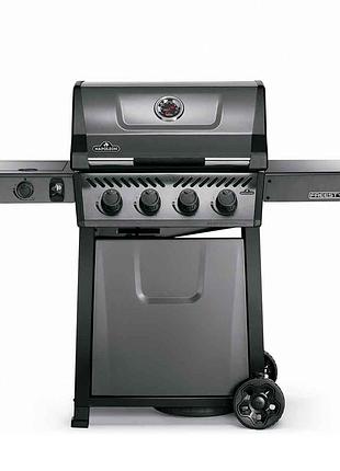Газовый гриль napoleon freestyle 425 с боковой конфоркой, графитовый f425sbpgt-ru код: 010091