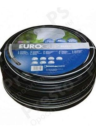 Шланг для поливу 1/2 (25м) euro guip black (бухта) tm tecnotubi