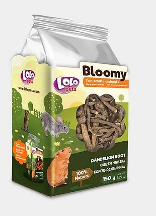 Корм lolopets bloomy корінь кульбаби для гризунів, 150 г