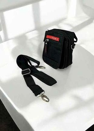 Борсетка черный 14*8*11см м.c2262 плащевка тм sp