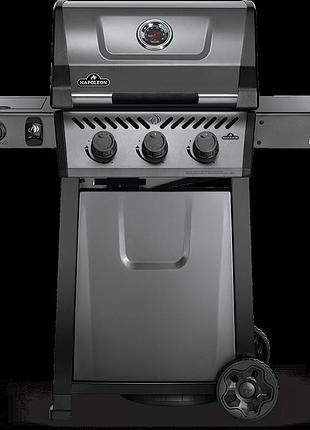 Газовый гриль napoleon freestyle 365 с боковой конфоркой, графитовый f365sbpgt-ru код: 010088