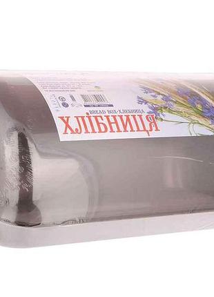 Хлебница пластиковая большая 150 51 металлик тм lamela