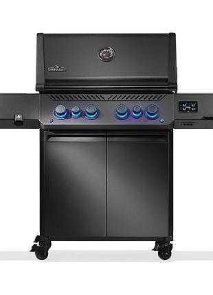 Газовий гриль napoleon phantom prestige 500 connected з бічним пальником sizzle zone і вертілем (69232) p500vxrsibpk-ua-phm код: