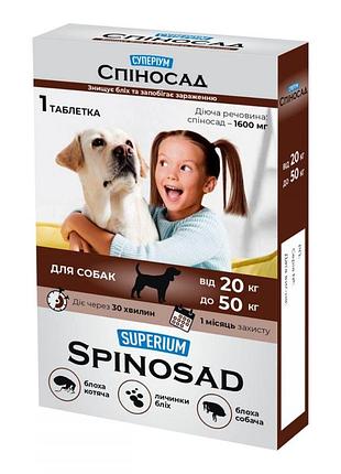 Spinosad таблетка від бліх для собак 20-50 кг collar 9120 для собак 20-50 кг
