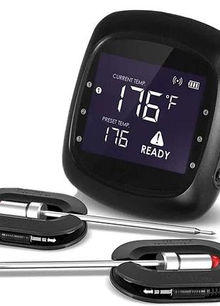 Виносний bluetooth термометр з 2 щупами pro5 grilli 777432 код: 012692