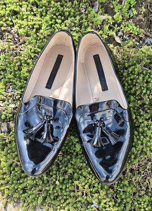 Лоферы, туфли zara