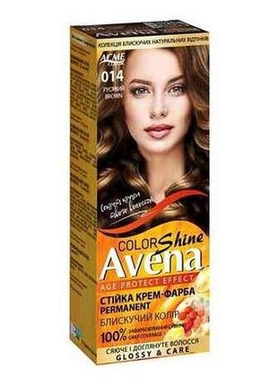 Крем-фарба shine color 014 русявий тм avena
