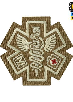 M-tac нашивка paramedic (вышивка) coyote